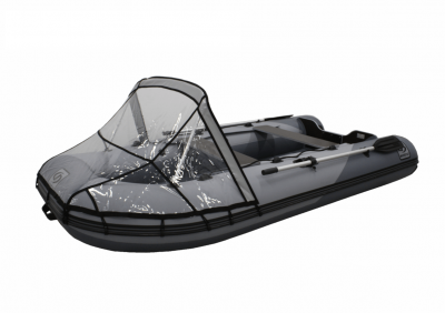 Тент носовой Фрегат 400 FM Jet (доп. остекление)